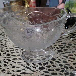 Princess House Creamer Glass Vintage and New Old Stock